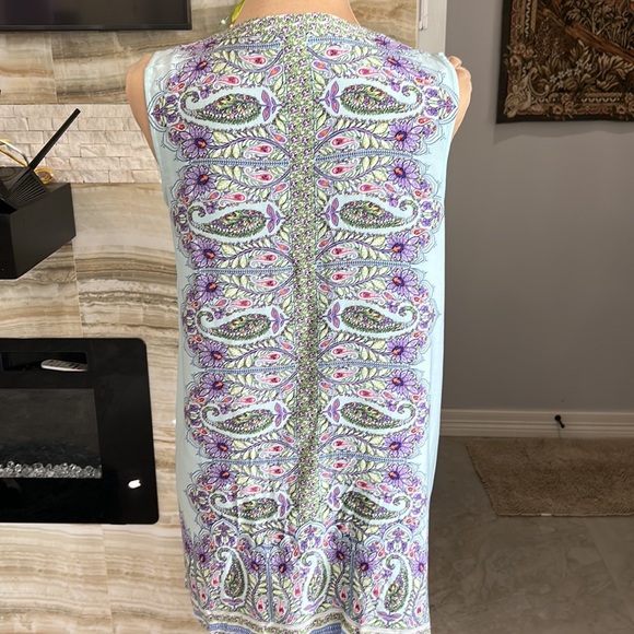 J. Jill Sleeveless Paisley Print Top. Size XS (286) - Picture 6 of 11